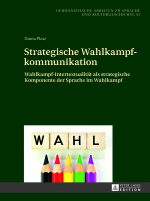 cover image of Strategische Wahlkampfkommunikation